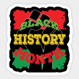 Black History  month Sticker
